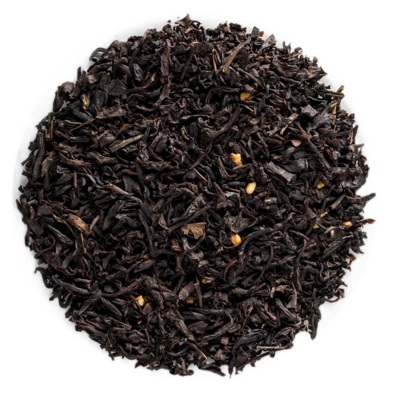 Schwarz-aromatisierter-Tee-Sahne - Krokant